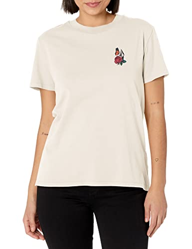 Volcom Damen Lock It Up kurzen Ärmeln T-Shirt, Star White 2, Klein von Volcom