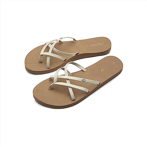 Volcom Damen New School Flip Flop Sandale, Glow – Neu, 42 EU Volcom Damen New School Flip Flop Sandale, Glow – Neu, 42 EU von Volcom
