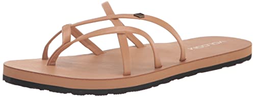 Volcom Damen New School Flip Flop Sandale Flipflop, Natur, 39 EU von Volcom