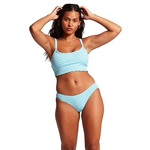 Volcom Damen Next In Line Cheekini Badehose, Küstenblau, S von Volcom