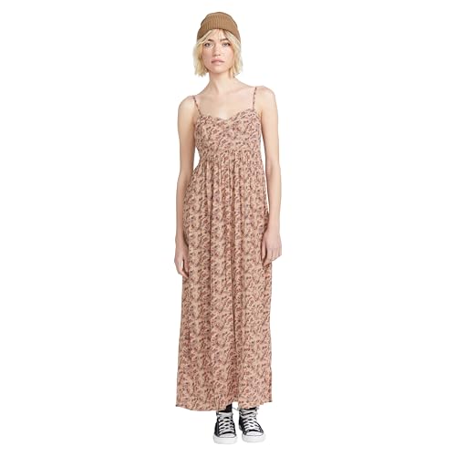 Volcom Damen Part Time Luver Maxi Printed Dress Lässiges Kleid, Rost, Mittel Volcom Damen Part Time Luver Maxi Printed Dress Lässiges Kleid, Rost, Mittel von Volcom
