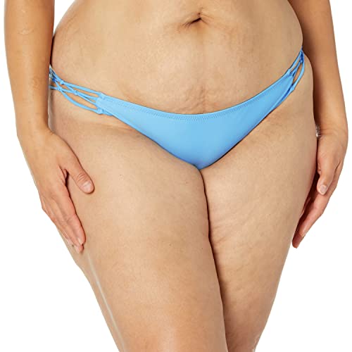 Volcom Damen Simply Solid Full Bottom (Regular & Plus Size) Bikini-Unterteile, Blau (Coastal Blue), Groß von Volcom