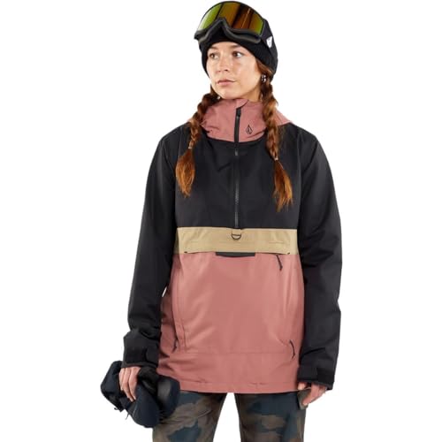 Volcom Damen Ski- Snowboardjacke Ashfield Pullover, Größe:M, Farben:earth pink von Volcom