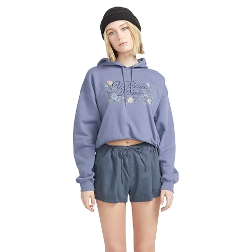 Volcom Damen Stone Def Elastic Waist 2" Inseam Drawcord Shorts, Marineblau, Klein Volcom Damen Stone Def Elastic Waist 2" Inseam Drawcord Shorts, Marineblau, Klein von Volcom