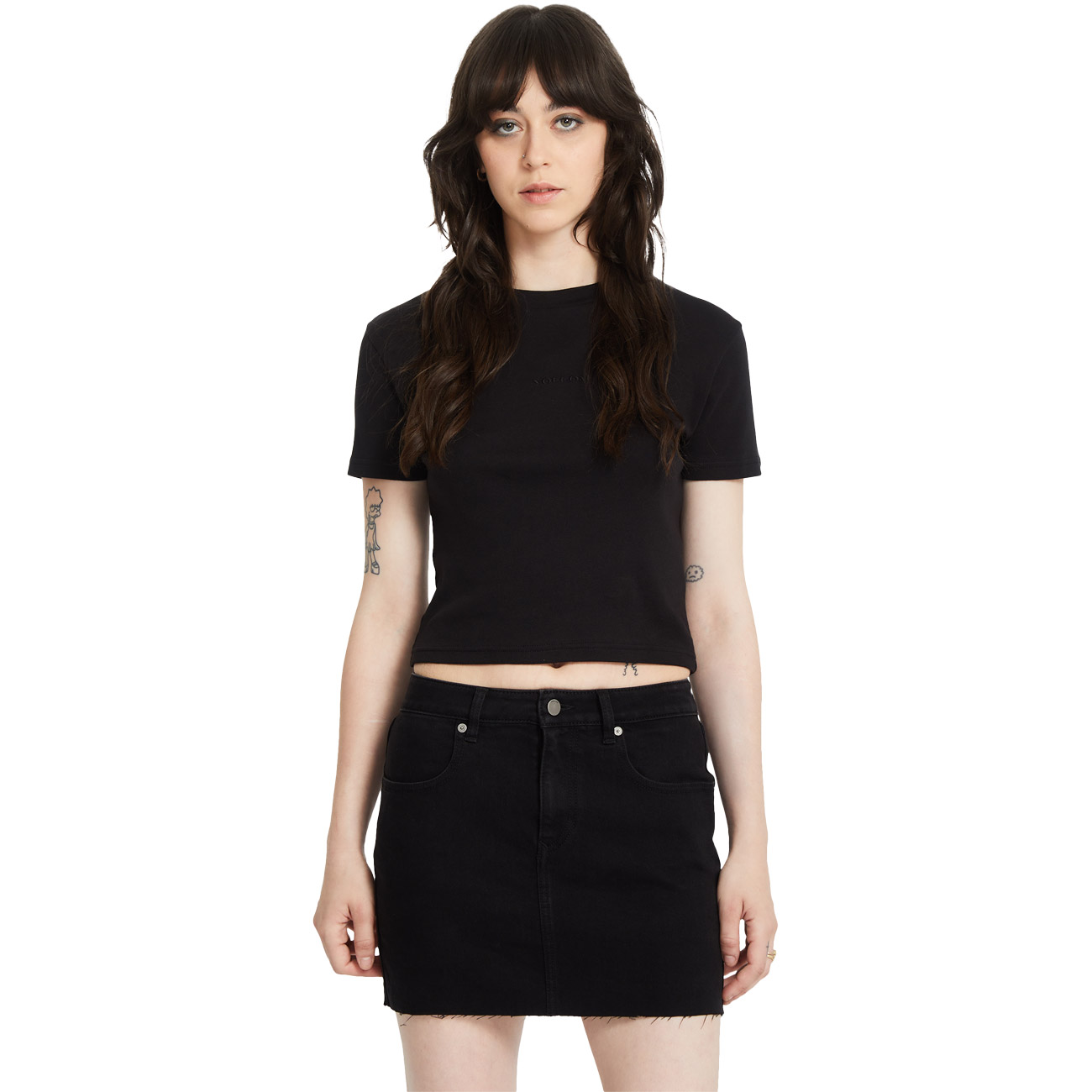 Volcom Damen T-Shirt VOLCOMSTONE TIGHT CROP Volcom Damen T-Shirt VOLCOMSTONE TIGHT CROP von Volcom