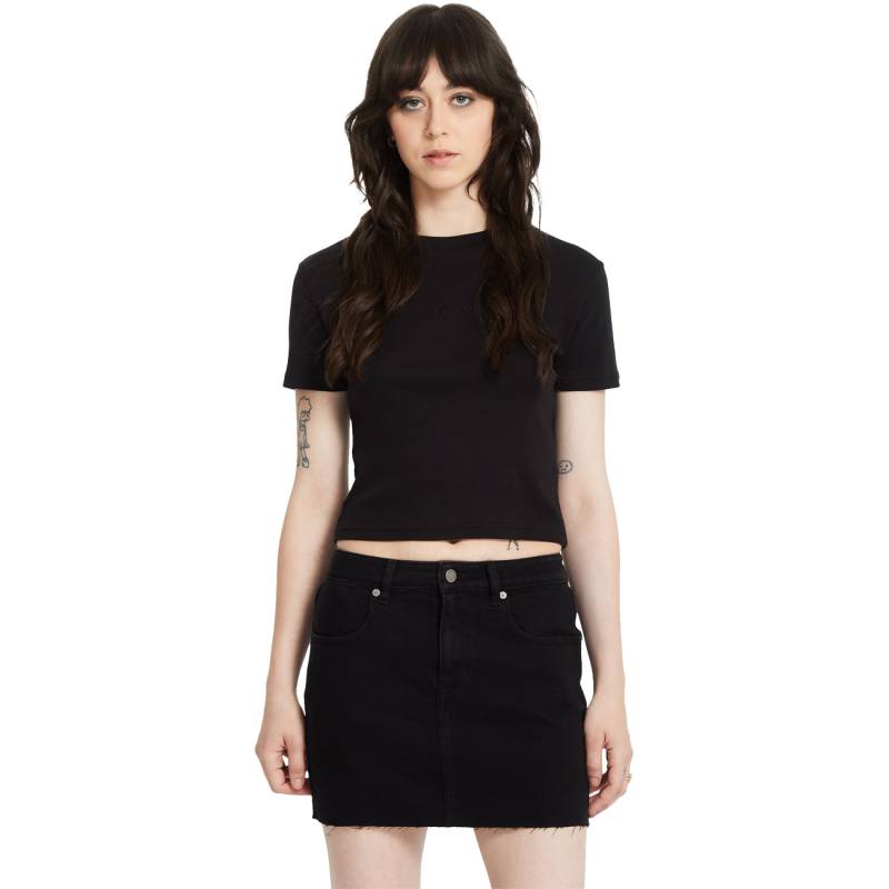 Volcom Damen T-Shirt VOLCOMSTONE TIGHT CROP von Volcom