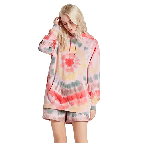 Volcom Damen Truly Stoked Bf Hoodie Kapuzenpullover, Multi, Medium Volcom Damen Truly Stoked Bf Hoodie Kapuzenpullover, Multi, Medium von Volcom