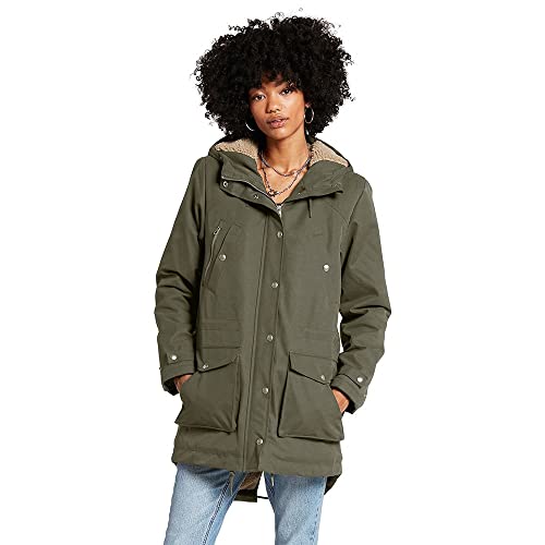 VOLCOM Damen Walk On by 5k Parka, Grün (Army Green Combo), S von Volcom