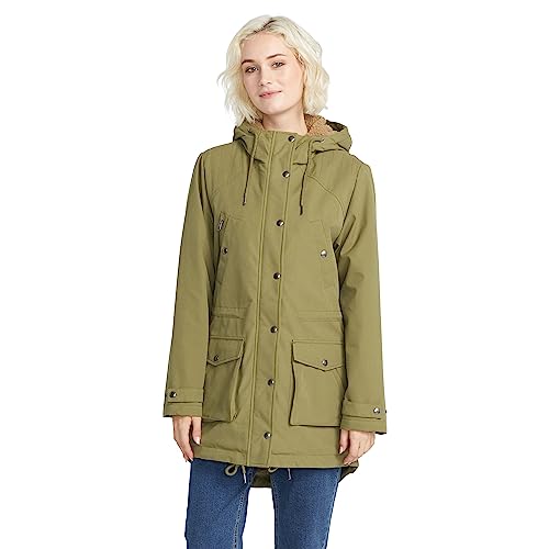 Volcom Damen Walk on by Parka Heavyweight Jacke, Moos, S von Volcom