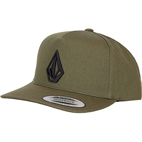 Volcom Embossed Stone Snapback Cap (DE/NL/SE/PL, Alphanumerisch, Einheitsgröße, Olive) von Volcom