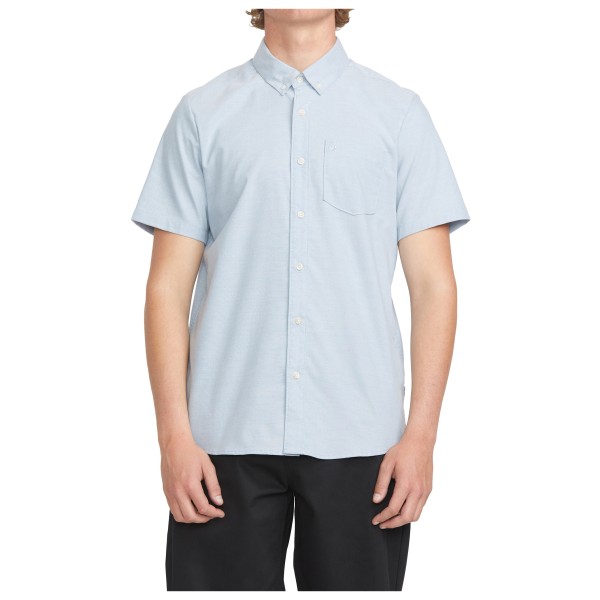 Volcom - Everett Oxford S/S - Hemd Gr M grau von Volcom