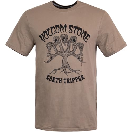 Volcom Feeding Tree T-Shirt Herren (Teak, XL) von Volcom