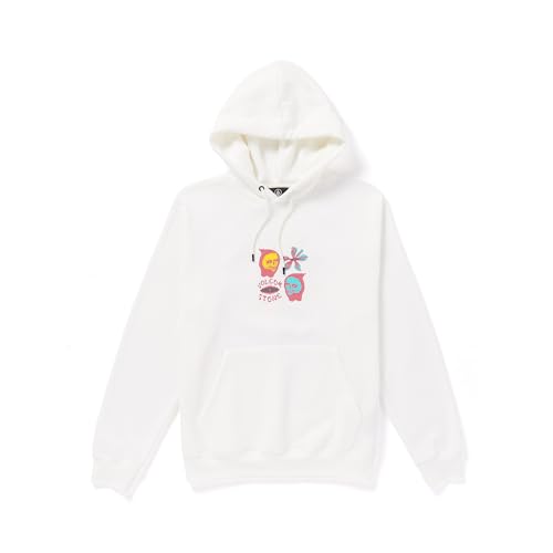 Volcom Fleece-Hoodie Earth Tripper Weiß Gr. M Volcom Fleece-Hoodie Earth Tripper Weiß Gr. M von Volcom