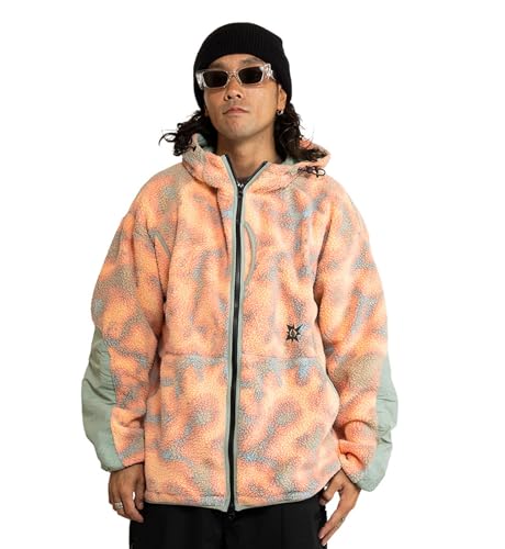 Volcom Fleece Jacke Iguchi Zip Fleece Tigerlily (Größe: L) von Volcom