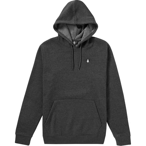 Volcom Foreman Herren Hoodie Fleece Sweatshirt, Heather Black, Large von Volcom