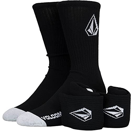Volcom Full Stone 3er Pack Crew Socken (black, 43-46) von Volcom