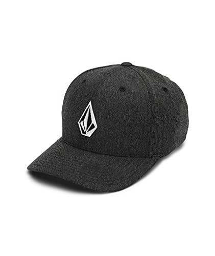 Volcom Full Stone Heather X-Fit Flexfit Cap Basecap Baseballcap Curved Brim (S/M (55-57 cm) - anthrazit) von Volcom