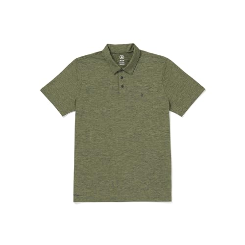 Volcom Hazard Performance Herren Golf-Poloshirt, kurzärmelig, leicht, Vintage Grün, Mittel Volcom Hazard Performance Herren Golf-Poloshirt, kurzärmelig, leicht, Vintage Grün, Mittel von Volcom