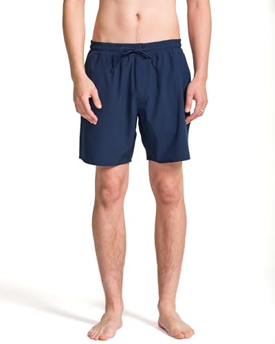 Volcom Herren 17" Swim Surf Trunk Boardshorts, Marineblaue Farbe, S von Volcom
