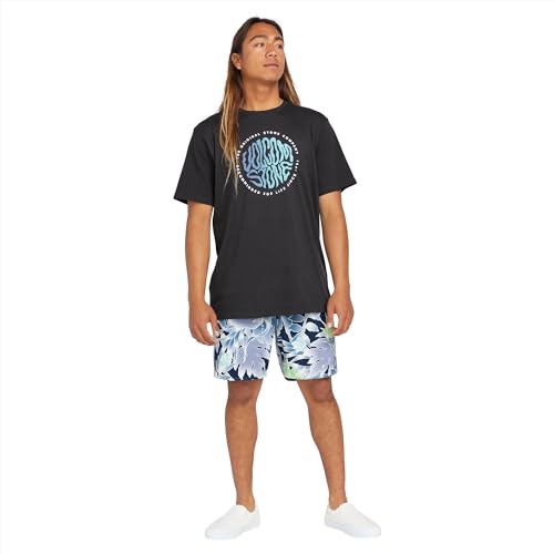 Volcom Herren 43,2 cm Lange Surf-Badehose mit elastischer Taille Boardshorts, Marineblau, L Volcom Herren 43,2 cm Lange Surf-Badehose mit elastischer Taille Boardshorts, Marineblau, L von Volcom