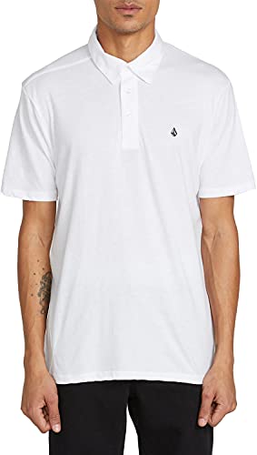 Volcom Herren Banger Poloshirt Polohemd, weiß, L von Volcom