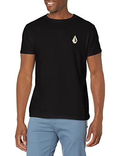 Volcom Herren Blaquedout Kurzarm T-Shirt, Schwarz, Mittel von Volcom