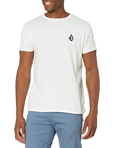 Volcom Herren Blaquedout Kurzarm T-Shirt, Weiß, Groß von Volcom