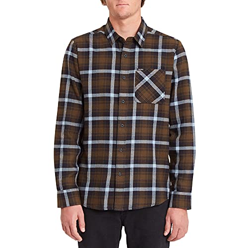 Volcom Herren Caden Plaid Ls Langarm-Hemd, Wren, M von Volcom