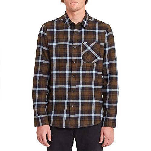 Volcom Herren Caden Plaid Ls Langarm-Hemd, Wren, M von Volcom