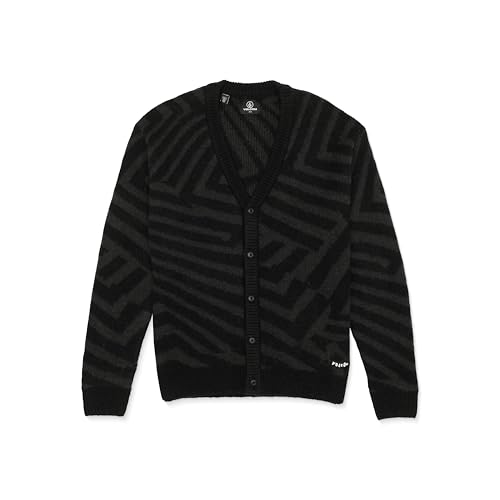 Volcom Herren Cardigan DRIFTOP Cardigan Sweater, Größe:M, Farben:Black Volcom Herren Cardigan DRIFTOP Cardigan Sweater, Größe:M, Farben:Black von Volcom