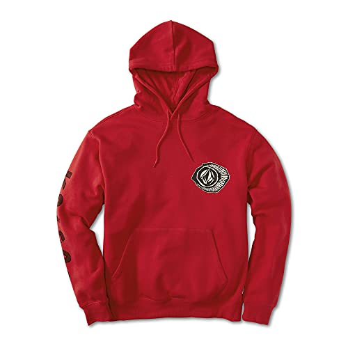 Volcom Herren Catch 91 Po Kapuzenpullover, Rot (Ribbon Red), Medium von Volcom