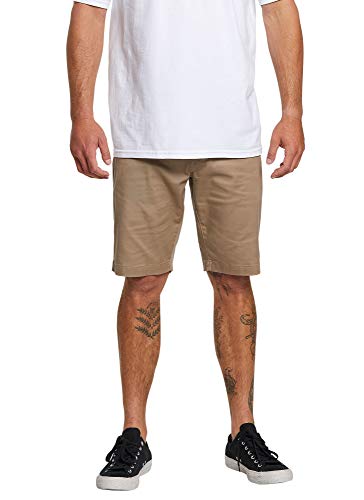 Volcom Herren Chinesische Frickin Shorts Lässige Hose, Dunkles Kaki, Small von Volcom