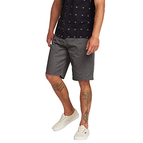 Volcom Herren Frickin Chino Lässige Shorts, Anthrazitgrau meliert, 29W von Volcom