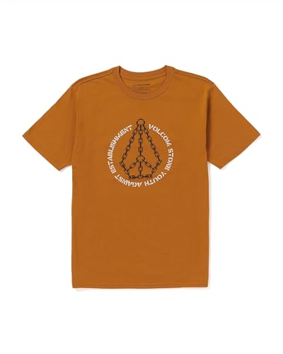 Volcom Herren Circle Stone SST Chestnut Brown, Kastanienbraun, Mittel von Volcom