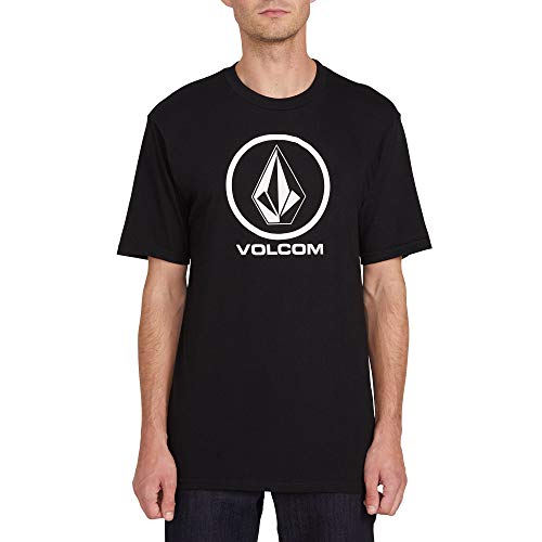 Volcom Herren Crisp Stone, kurzärmelig T-Shirt, Schwarz, XL von Volcom