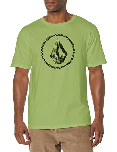 Volcom Herren Crisp Stone Kurzarm T-Shirt, Algengrün, L von Volcom