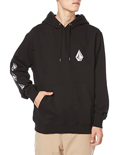 Volcom Herren Deadly Stones Hooded Fleece Pullover Sweatshirt Kapuzenpullover, Schwarz, Small von Volcom