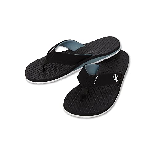 Volcom Herren Eco Recliner 2 Flip Flop Sandalen Flipflop, grau/blau, 45.5 EU von Volcom