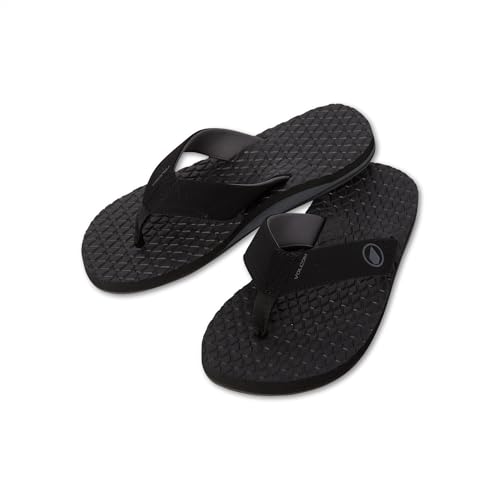 Volcom Herren Eco Recliner 2 Flip Flop Sandalen Flipflop, schwarz grau, 39.5 EU Volcom Herren Eco Recliner 2 Flip Flop Sandalen Flipflop, schwarz grau, 39.5 EU von Volcom