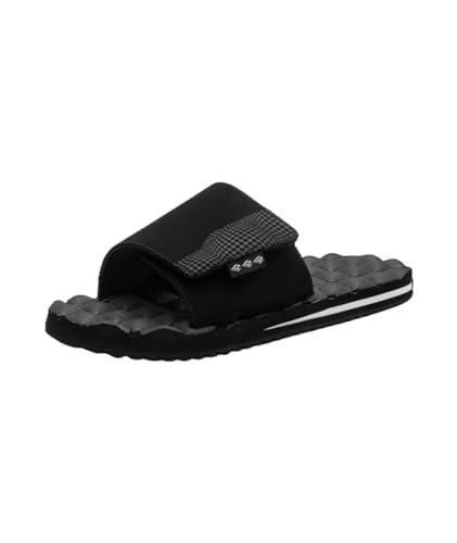 Volcom Herren Eco Recliner Slide Sandale, Schwarz Weiß, 41 EU von Volcom