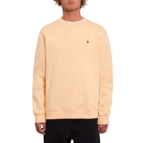 Volcom Herren Einzelstein Creme Sweatshirt, Cremefarben, Blush, M von Volcom