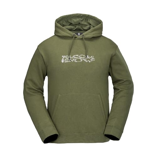 Volcom Herren Essential Hooded Snowboard Riding Fleece Hoodie Kapuzenpullover, Efeu, Large Volcom Herren Essential Hooded Snowboard Riding Fleece Hoodie Kapuzenpullover, Efeu, Large von Volcom