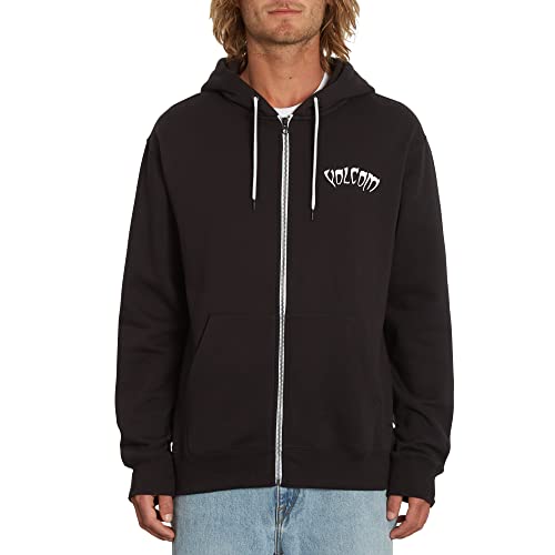 Volcom Herren Extends Zip Fleece Hoodie, schwarz, M von Volcom