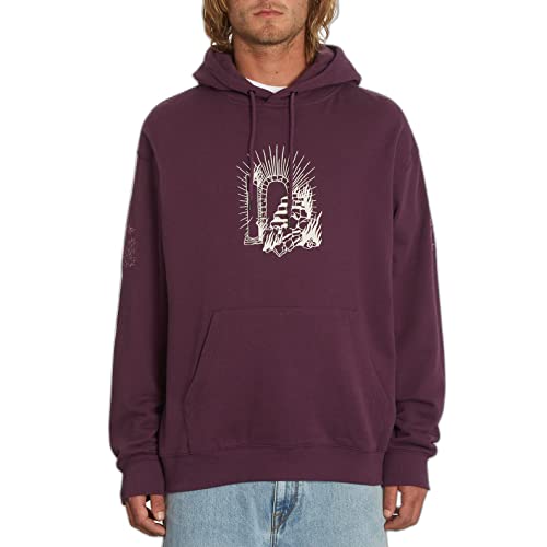 Volcom Herren FA Vaderetro Po Hoodie, Maulbeerfarben, S von Volcom