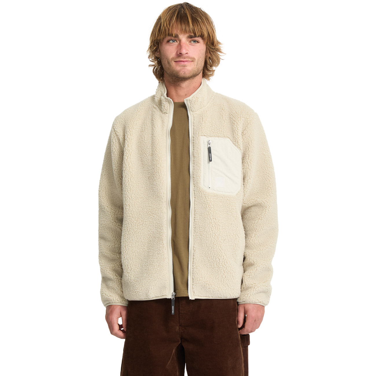 Volcom Herren Fleecejacke MUZZER FUZZAR ZIP von Volcom