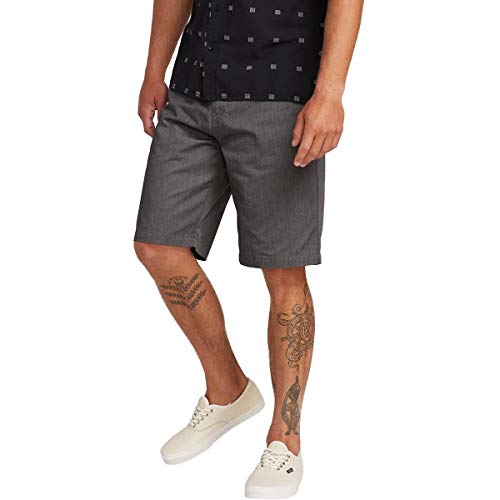 Volcom Herren Frickin Chino Lässige Shorts, Charcoal Heather, 28 von Volcom