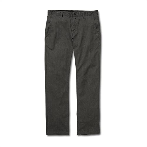 Volcom Herren Frickin Stretch-Chinohose mit Moderner Passform Hose, Charcoal Heather 1, 30 W/30 L von Volcom