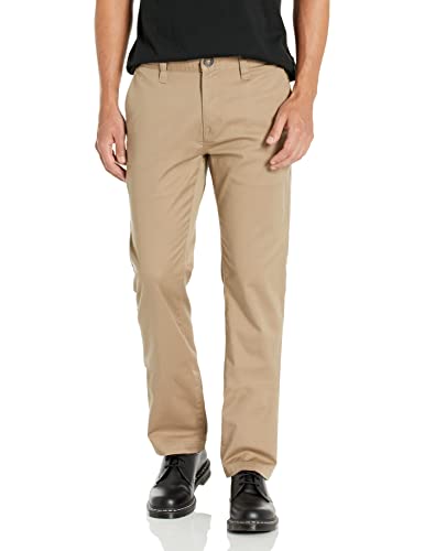 Volcom Herren Frickin Chinohose Modern Fit Stretch Hose, Khaki 1, 33W / 30L von Volcom