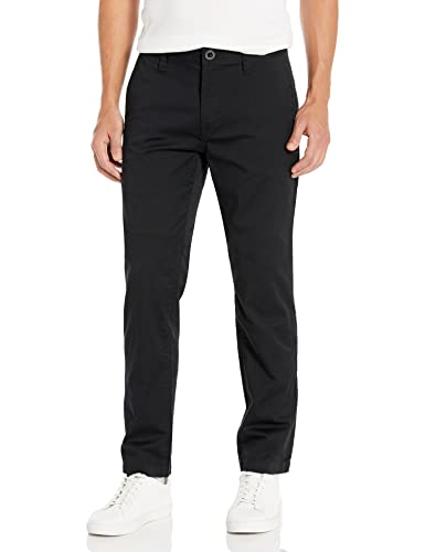 Volcom Herren Frickin Stretch-Chinohose mit Moderner Passform Hose, schwarz 1, 36 W / 32 L von Volcom