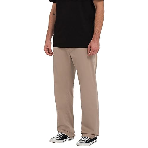 Volcom Herren Frickin Regular Stretch Chinohose Hose, Khaki 1, 47 von Volcom